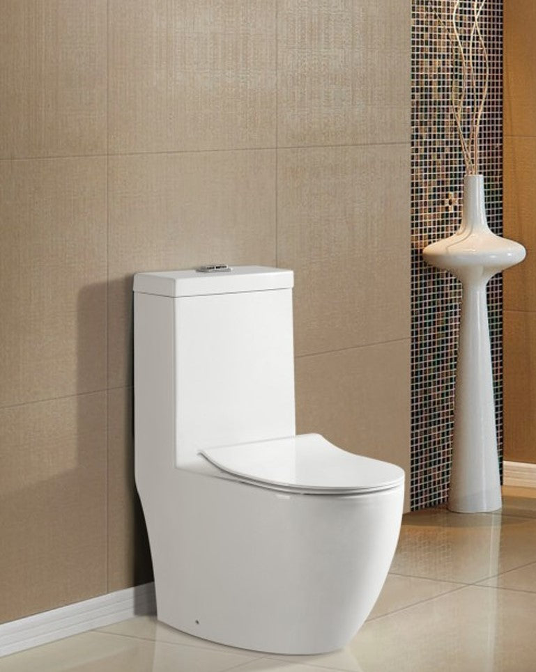 A.032 | One Piece Water Closet (WC) - Rimless Flush | VERA | ThatRenoStore