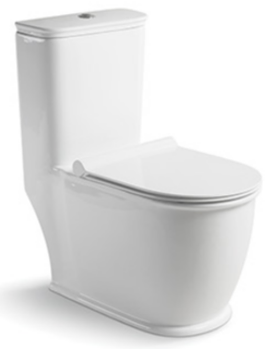 A.3996 | One Piece Water Closet (WC) - Rimless Flush | VERA | ThatRenoStore