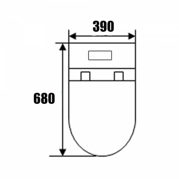 BAW898 | Water Closet - 6"/10"