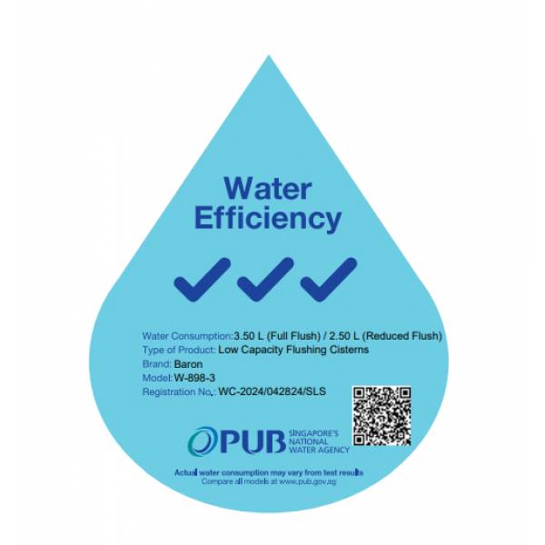 BAW898 | Water Closet - 6"/10"