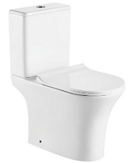 C.057P | One Piece Water Closet (WC) - Rimless Flush | VERA | ThatRenoStore