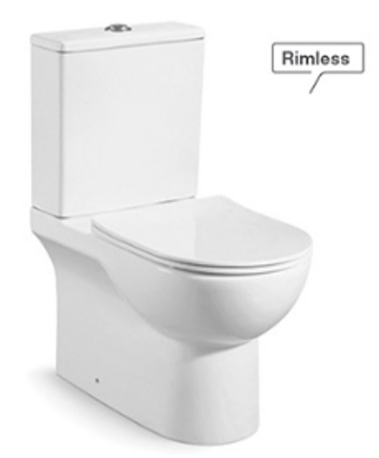C.305 | One Piece Water Closet (WC) - Rimless Flush | VERA | ThatRenoStore