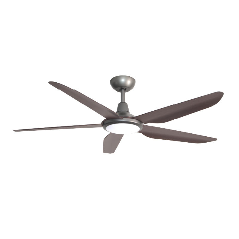 Mistral Cyclone 56 Ceiling Fan, gun metal with dark wood - ThatRenoStore