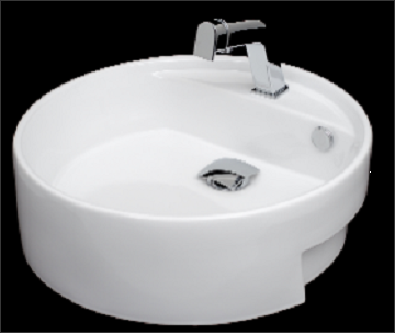 D.7041s | Semi-Recessed Basin - Circle | VERA | ThatRenoStore