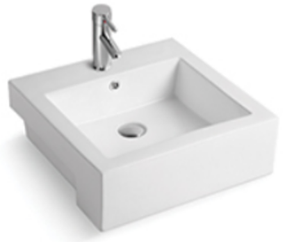 D.8050A | Semi-Recessed Basin - Rectangular | VERA | ThatRenoStore