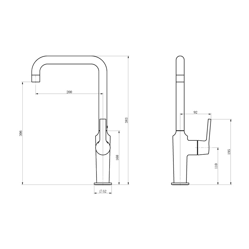 AT2804MG | Sink Mixer