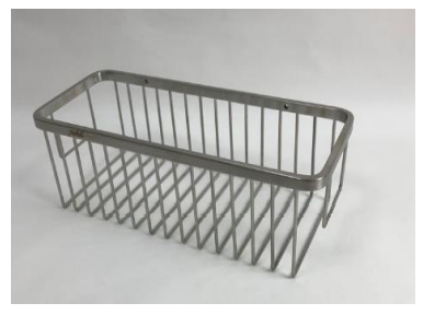 NFS-3001 SS-12" | Shampoo Basket - Stainless Steel Matt