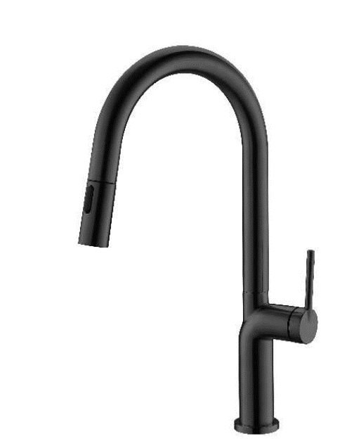 GGF 40805 BLACK | 304 SS KITCHEN SINK MIXER - Black