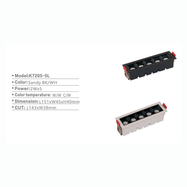 SLK7205 | Spot Down Light - 5L