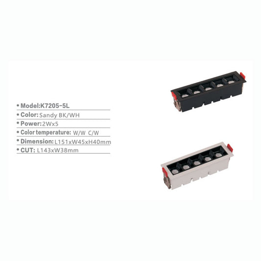 SLK7205 | Spot Down Light - 5L