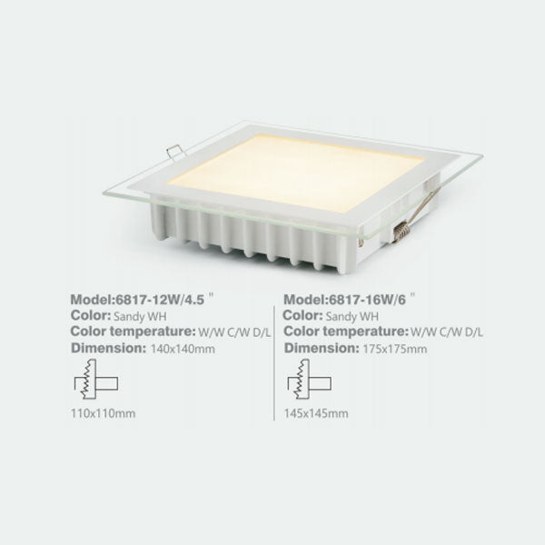 SL6817 SQ Downlight | 16W/6" Inch