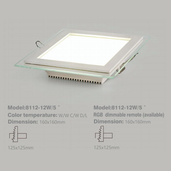 SL8112 SQ Downlight | 12W/5" Inch