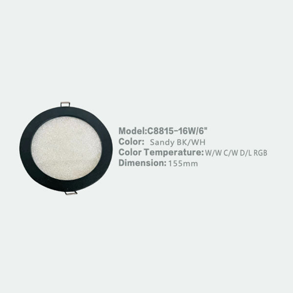 SLC8815 RD Downlight | 16w/6"