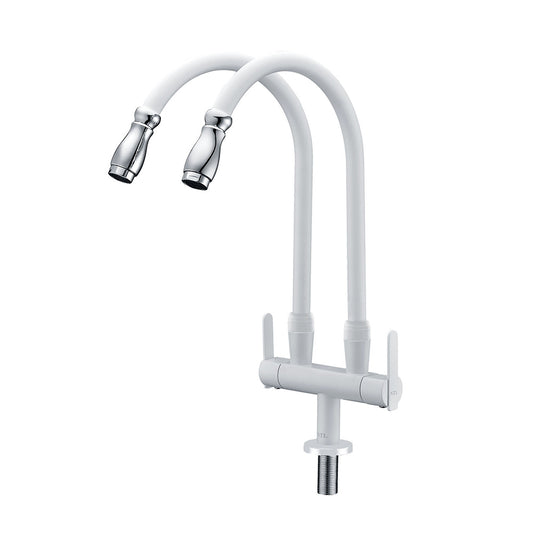QNTL-2025W-C | Double spout Kitchen Cold Tap - ThatRenoStore
