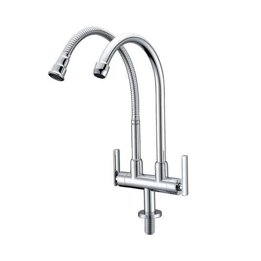 QNTL-3025-C-S | Double spout Kitchen Cold Tap - ThatRenoStore