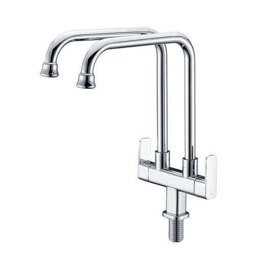 QNTL-6025-C-SS | Kitchen Double spout Cold Tap - ThatRenoStore
