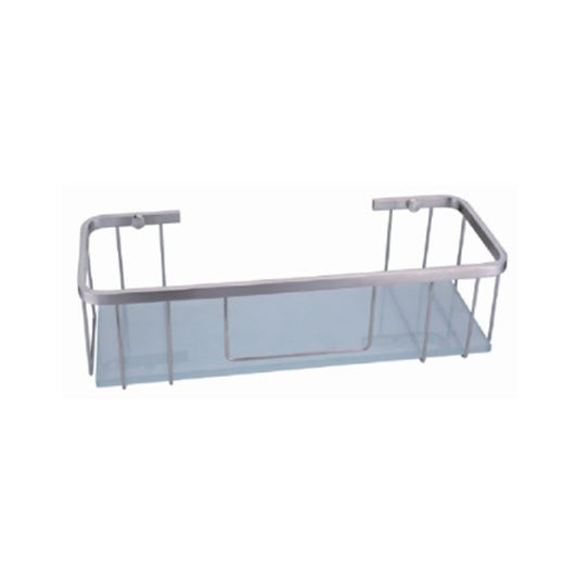 QQNTL-B11813 | Glass Rectangle Bathroom Basket - ThatRenoStore