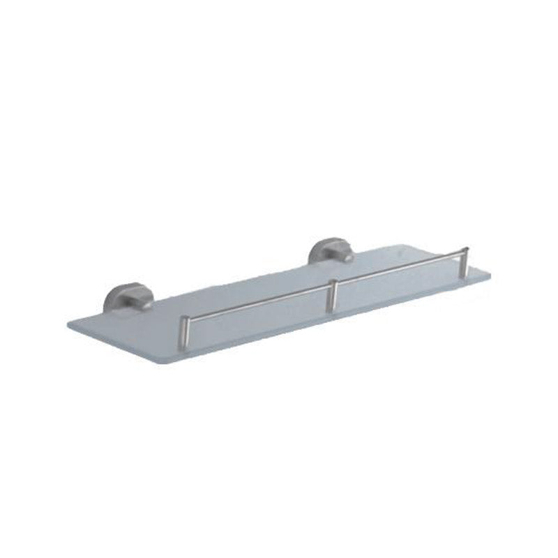 QQNTL -R21009-B | Single Glass Shelf (Brush Nickel)