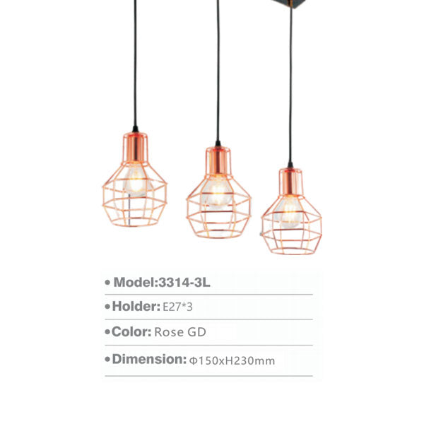 SL3314-3L | Pendant Light