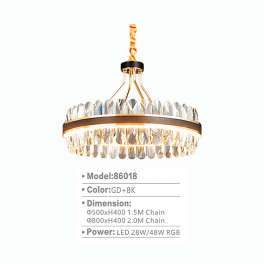 SL86018 | Pendant Light - 28W/Ø500x400mm