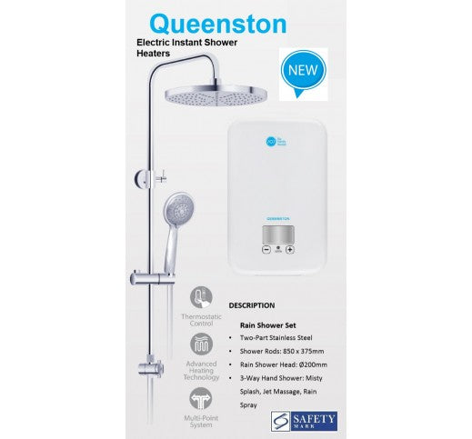 707 | QUEENSTON 3-way multimassage shower head