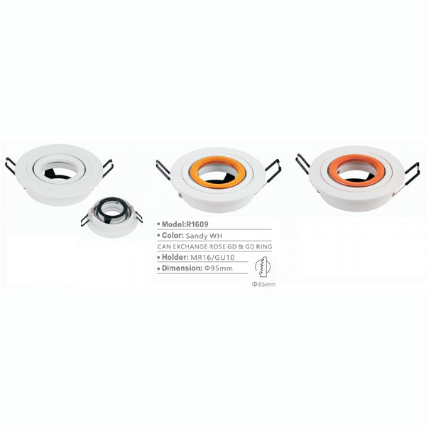 SLR1609 RD Rose Gold Ring | Spot Down Light