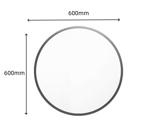 ATRDMGM60 | Round Mirror with Frame - ThatRenoStore