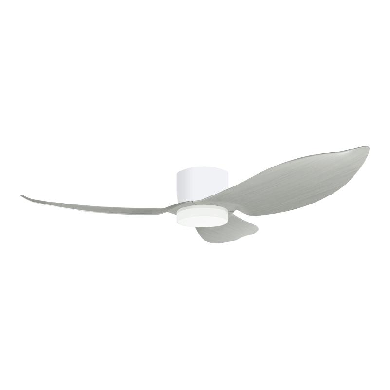 Mistral Solar 46 Ceiling Fan, white with wood - ThatRenoStore