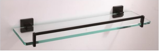 NNB-1210-BK | Glass Shelf - Matt Black