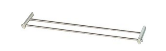 NSS-02-750 | Double Towel Bar - Stainless Steel Matt