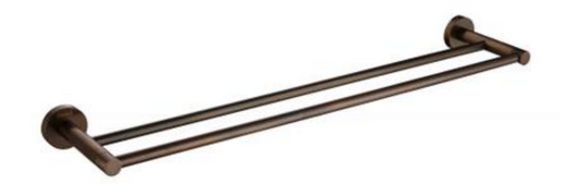 NWN-02-600 | Double Towel Bar - Antique Bronze