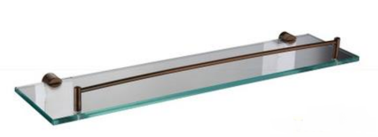 NWN-13 | Single Glass Shelf - Antique Bronze