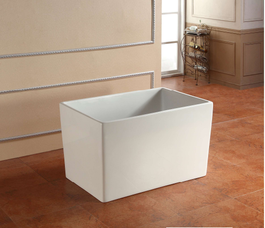 NNST-031-1000 | Modern Slim-line Free Standing Bathtub - White