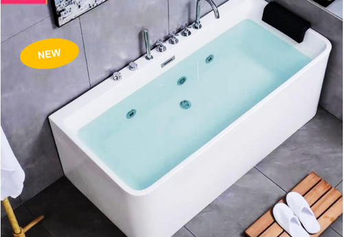 NNST-045-SPA-1700 | Massage Bathtub - White - ThatRenoStore