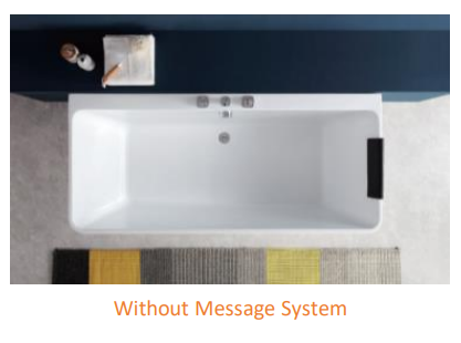 NNST-045-SPA-1350 | Massage Bathtub - White