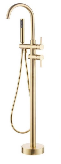 NS-813-BGD | Floor Standing Faucet - Brushed Gold