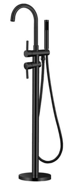 NS-813-BK | Floor Standing Faucet - Matt Black