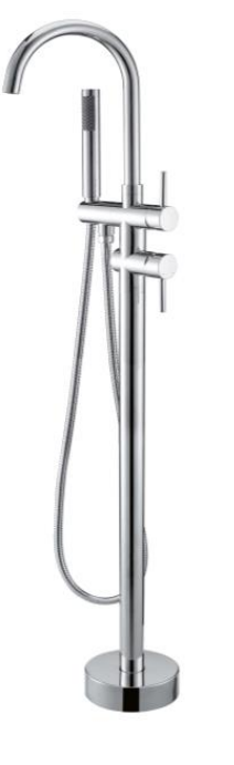 NS-813-CP | Floor Standing Faucet - Chrome Polish