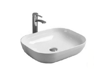 NC-7810-WT | Ceramic Art Basin - White