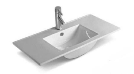 NC-9060E | Ceramic Insert Basin - White