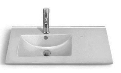 NC-9080EL | Ceramic Insert Basin - White