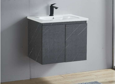 NCPA-622 (A) | Basin Cabinet - White Marble/Grey Marble/Dark Marble