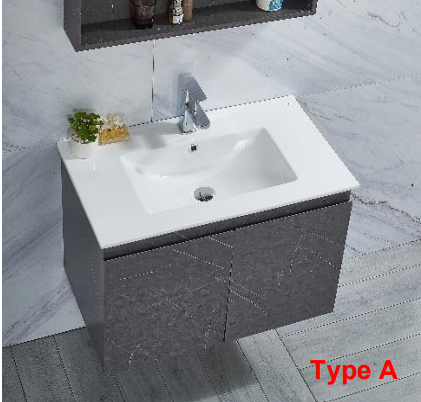 NCPA-822 (A) | Basin Cabinet - White Marble/Sand Beige Marble/Grey Marble/Dark Marble