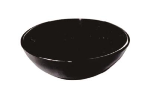 NGB-20-BKG | Tempered Glass Basin - Black Glitters