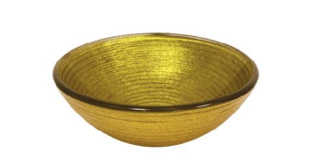 NGB-20-GD | Tempered Glass Basin - Gold