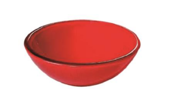 NGB-20-RD | Tempered Glass Basin - Red