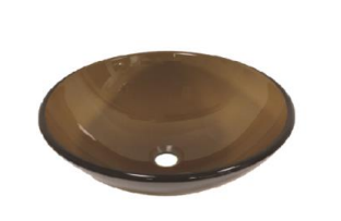 NGB-20-TEA | Tempered Glass Basin - Tea