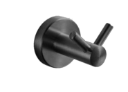 N66032-GM | Double Robe Hook - Gunmetal