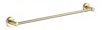 N68011-600 BGD | Single Towel Bar - Brushed Gold