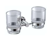 N90008 | Double Tumbler Holder - Chrome Polish